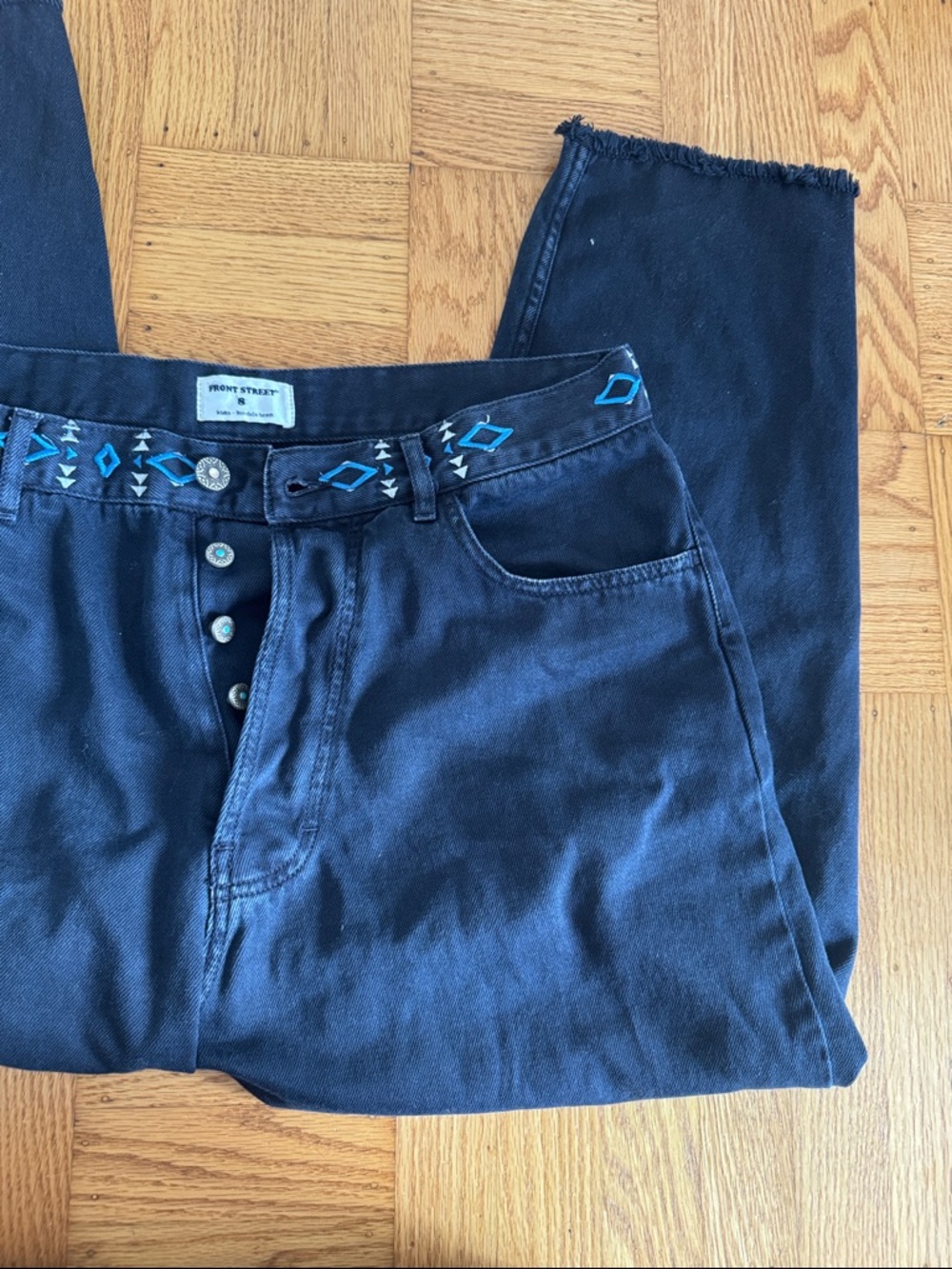 Front Street 8 Women navy pants jeans size 50